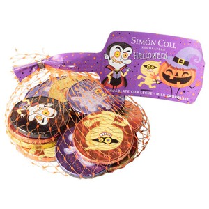 Imagen de SIMON COLL Monedes de xocolata amb llet de Halloween