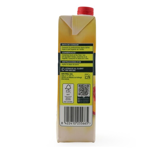 BONPREU Suc de préssec i raïm