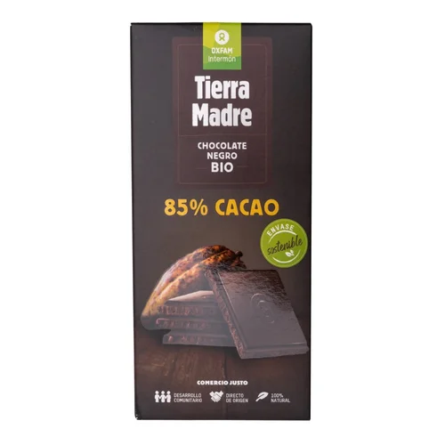 Chocolate negro con pepitas de cacao eco