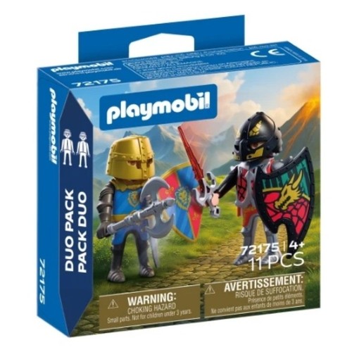 PLAYMOBIL 2 figures caballers duel