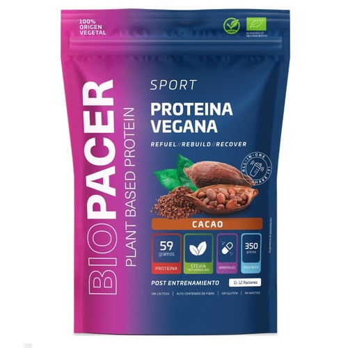 BIOPACER Proteïna vegana de cacau ecològica Sport