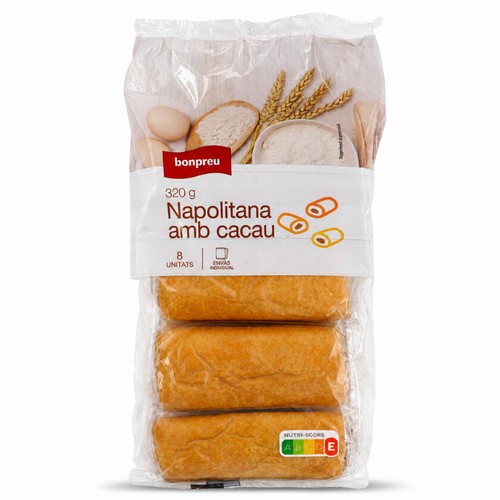 BONPREU Napolitana amb cacau