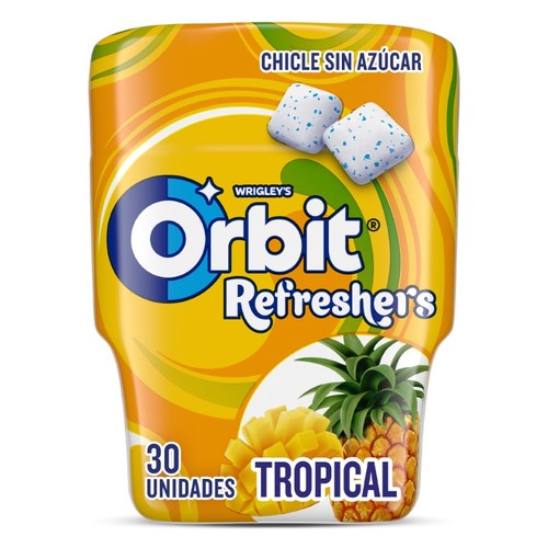 ORBIT Xiclets sense sucre gust tropical Refreshers