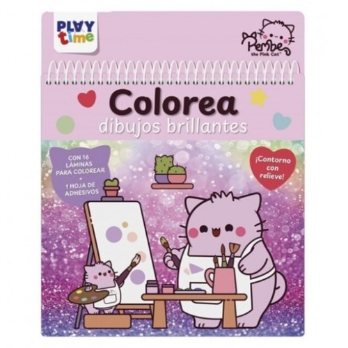 PLAYTIME Bloc pintar dibuixos brillants