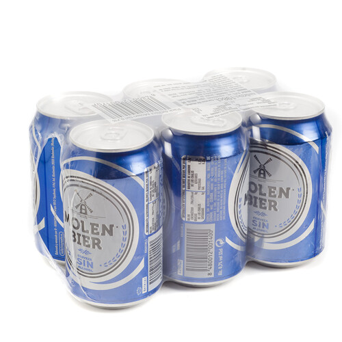 MOLEN BIER Cervesa sense alcohol 6 x 33 cl en llauna