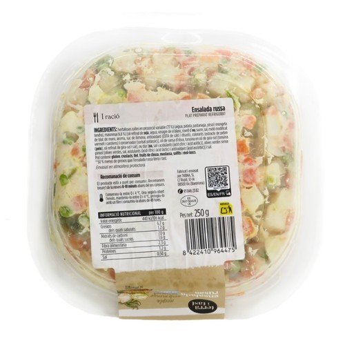 TERRA I TAST Ensalada russa menys 50 % de greixos