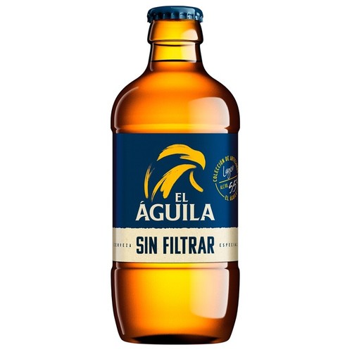 EL AGUILA Cervesa sense filtrar en ampolla