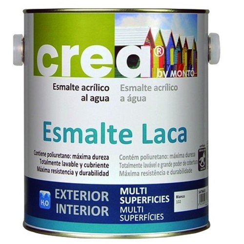 CREA Esmalt laca satinat de color blanc