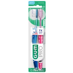 GUM Raspall de dents Technique Pro suau 2 ud