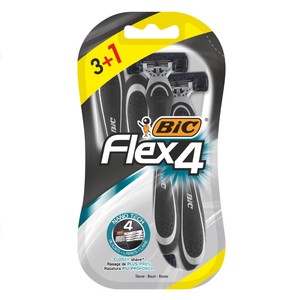 BIC Maquineta d'afaitar 4 fulles Flex4 4 ud