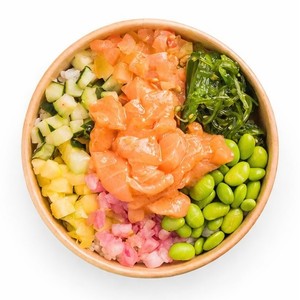 Poke de salmón Ten