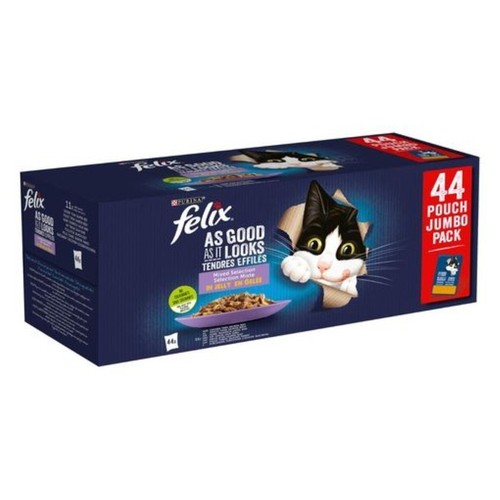 FELIX Maxi pack de menjar en gelatina multivarietat per a gat