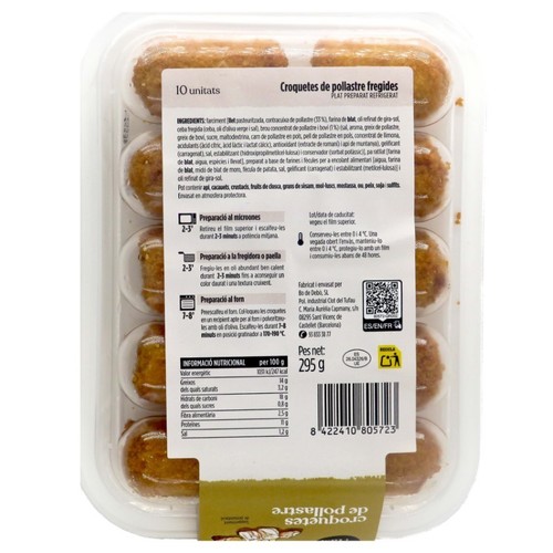 TERRA I TAST Croquetes de pollastre