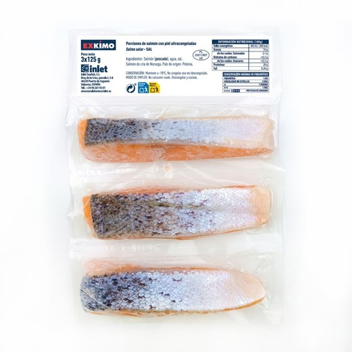 EXKIMO Supremes de salmó amb pell