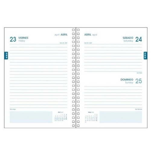 DOHE Agenda escolar 2026/27 dia