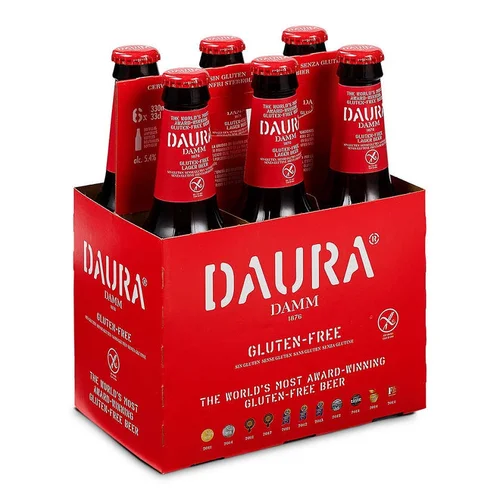 Cerveza sin gluten en botella