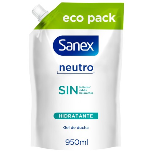 SANEX Gel de dutxa Neutre Hidratant recanvi