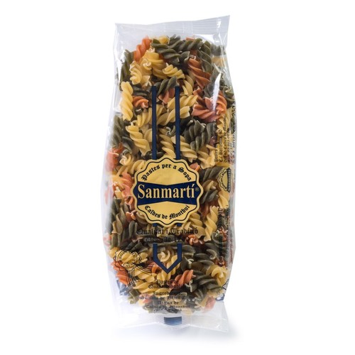 SAN MARTI Pasta d'espirals vegetals Km0