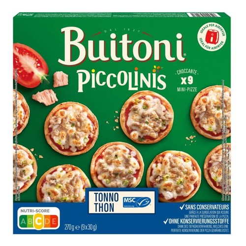 PICCOLINIS Mini pizzes de tonyina