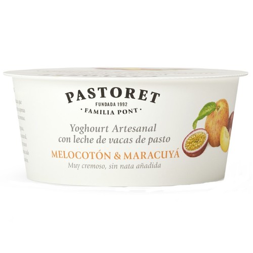 EL PASTORET Iogurt artesanal amb préssec i maracujà