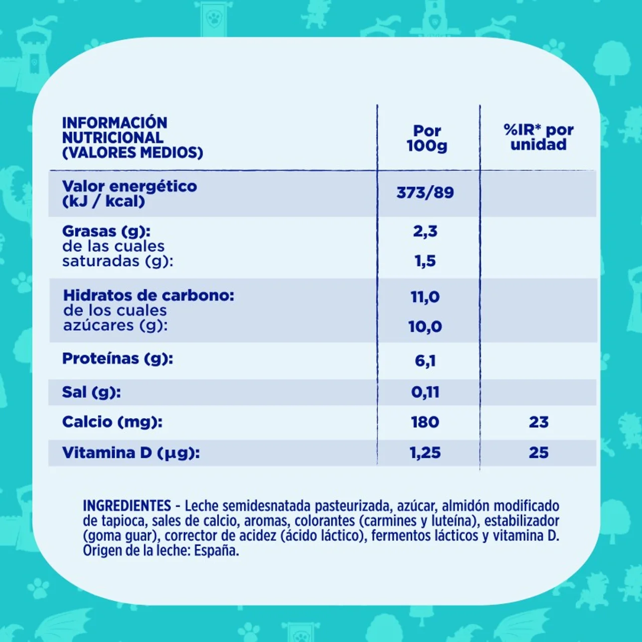 Yogur maxi de fresa y plátano