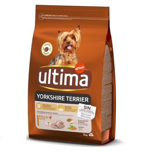 ULTIMA Menjar de pollastre per a gos Yorkshire Terrier