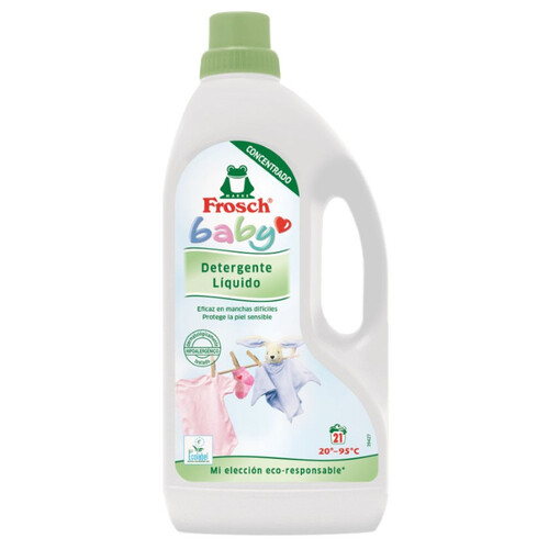 FROSCH Detergent líquid bebè ecològic de 21 dosis