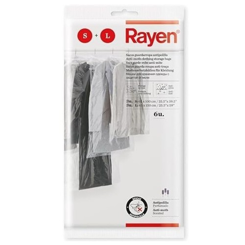 RAYEN Set de fundes guarda-roba anti pols i arnes