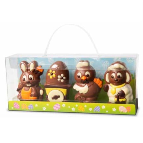 LUDOMAR Assortit de figures de xocolata Kit Tour de Pasqua