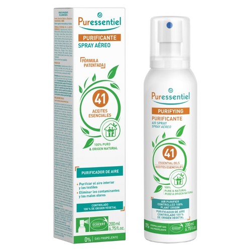 PURESSENTIEL Esprai aeri purificant i netejador amb 41 olis essencials