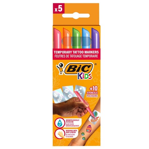 BIC Retoladors de colors pastel Tattoo Kids