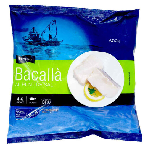 BONPREU Bacallà al punt de sal
