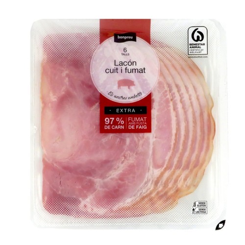 BONPREU Lacón cuit i fumat extra