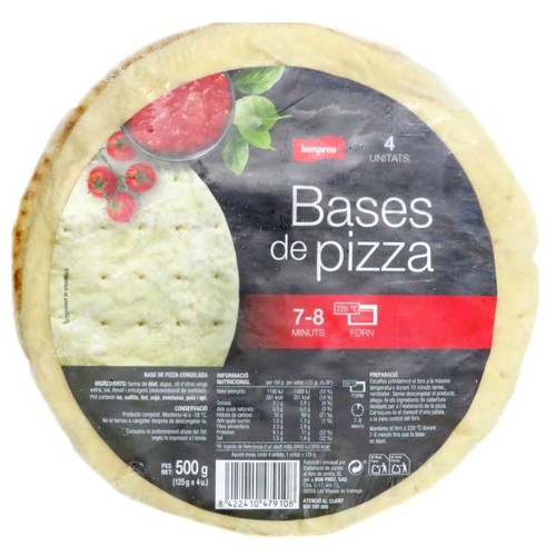 BONPREU Bases de Pizza