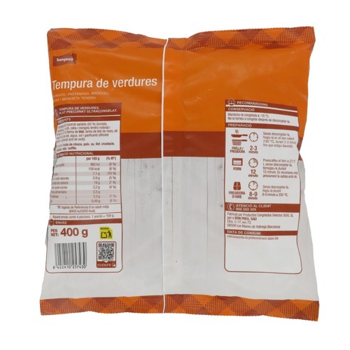 BONPREU Tempura de verdures