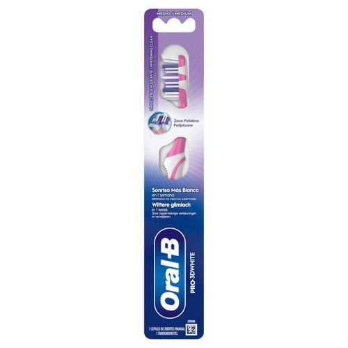 ORAL B Raspall de dents 3D White mitjà