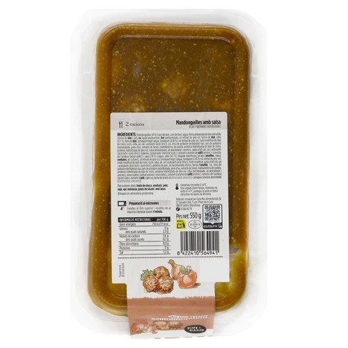 TERRA I TAST Mandonguilles amb salsa
