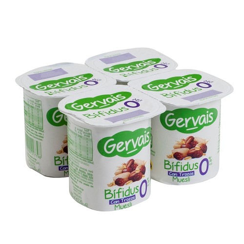 GERVAIS Iogurt bífidus amb trossos musli 0%