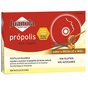 Imagen de JUANOLA Pastilles toves gust a regalèssia i mel