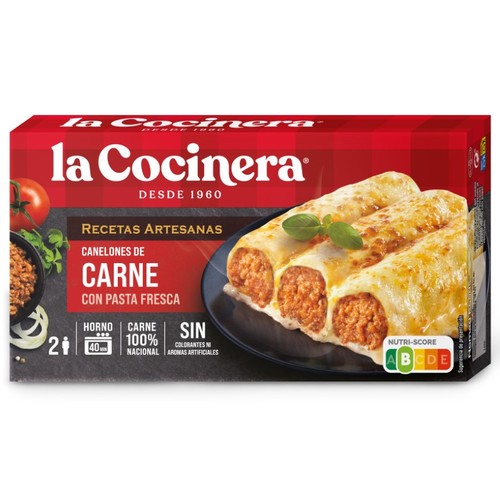 LA COCINERA Canelons de carn "Recetas Artesanas" 6u.