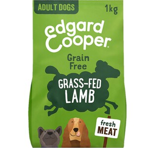 EDGARD & COOPER Comida con cordereo para perro adulto 1kg