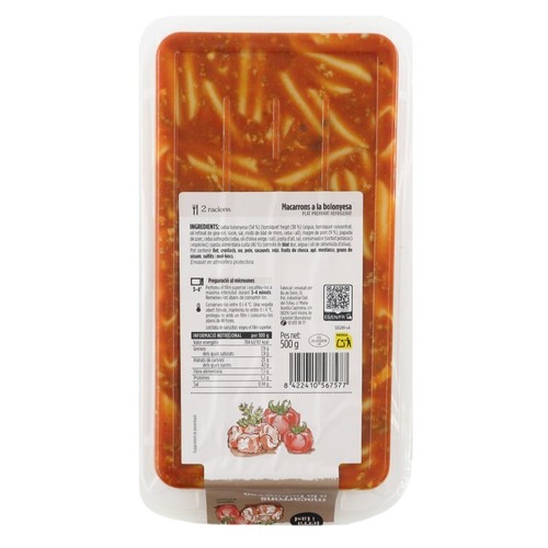 TERRA I TAST Macarrons a la bolonyesa