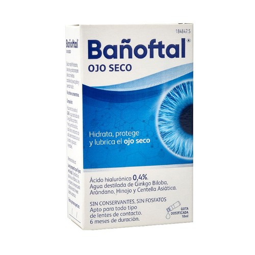 BAÑOFTAL Lubricant d'ulls multidosi 0,4%