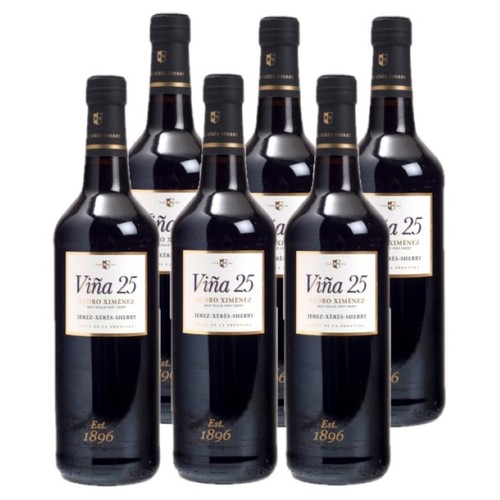 PEDRO XIMENEZ Caixa 6u. vi molt dolç Viña 25 DO. Jerez