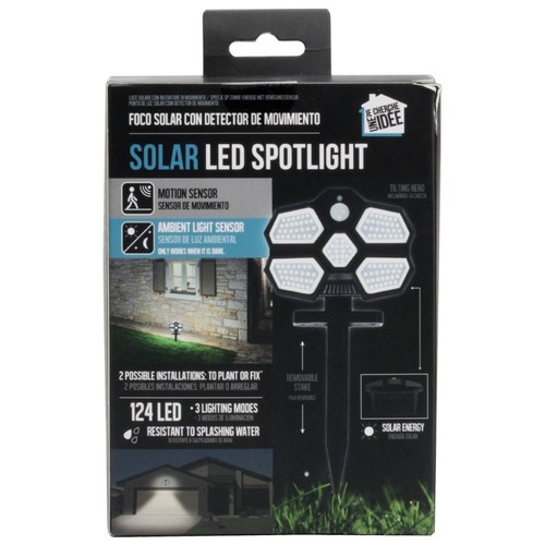  Sensor moviment i làmpada solar exterior