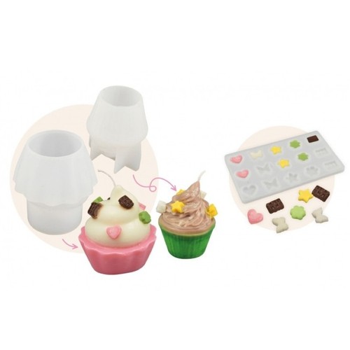 BUKI FRANCE Joc manualitats espelmes cupcake