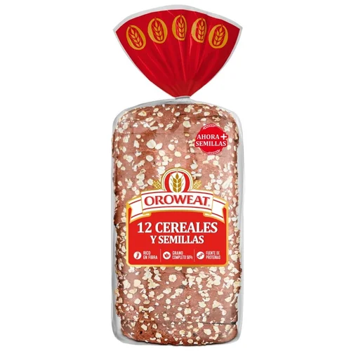 Pan de molde de pipas