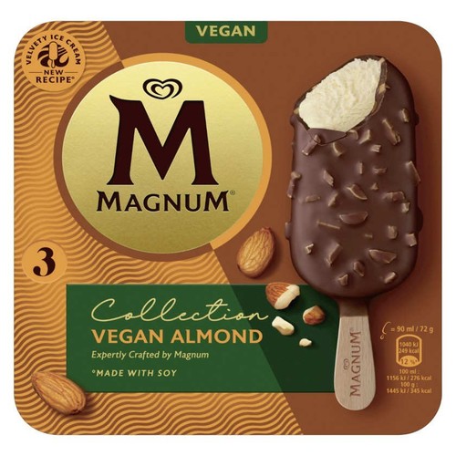 MAGNUM Gelat vegan amb ametlles