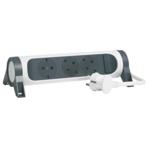 LEGRAND Base múltiple fixa i giratòria 3 preses de corrent