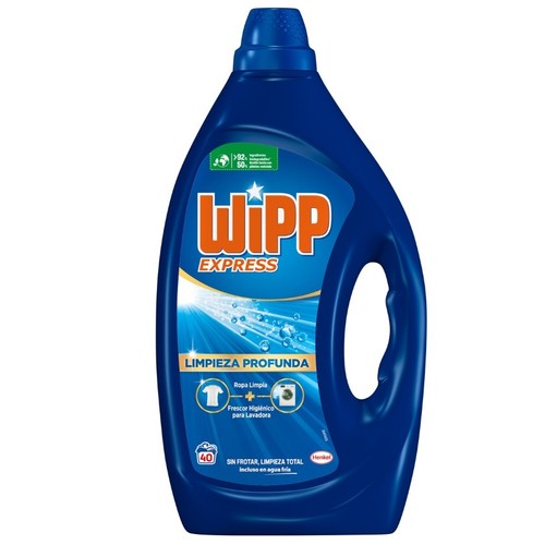 WIPP Detergent líquid blau de 40 dosis